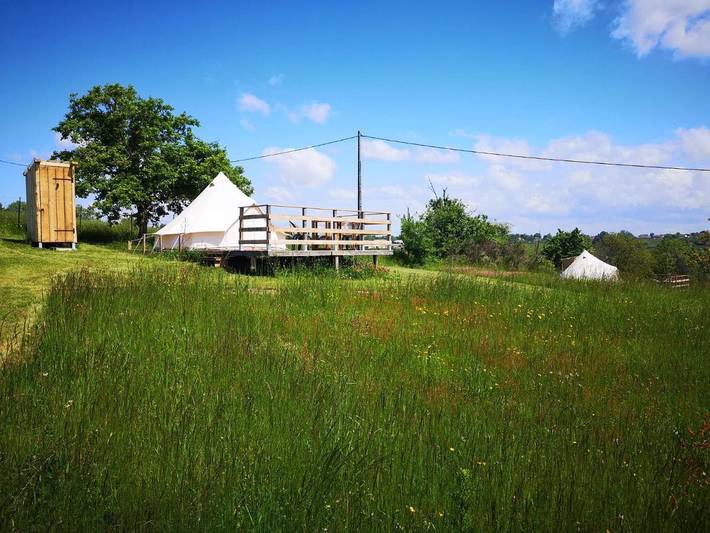 Tente pour 4 personnes, avec jardin et vue dans Allier - 4