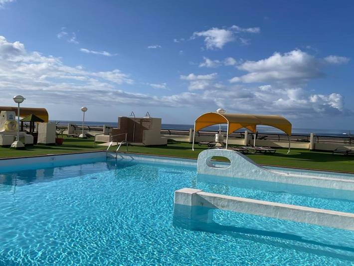 Apartamento para 4 personas, con piscina y balcón en Solana Matorral