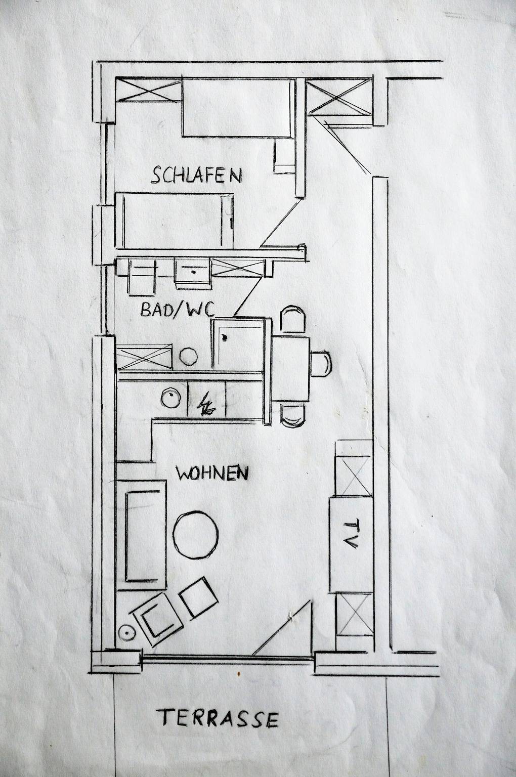 Appartement Noack, 50 m² met eigen terras, tuin en wifi, foto 14