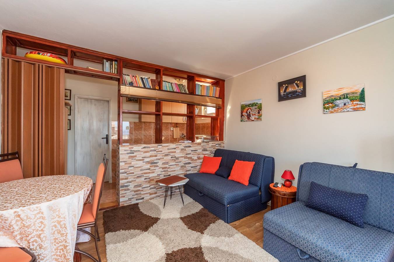 Ganze Wohnung, One bedroom Apartment with sea view in Petrovac na Moru, Opština Budva