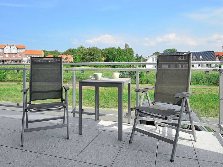 Ferienwohnung für 2 Personen, mit Balkon in Bensersiel