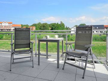 Ferienwohnung für 2 Personen, mit Balkon in Bensersiel