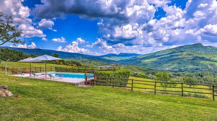 Villa Con Piscina per 6 Persone in Santa Fiora, Maremma, Foto 2