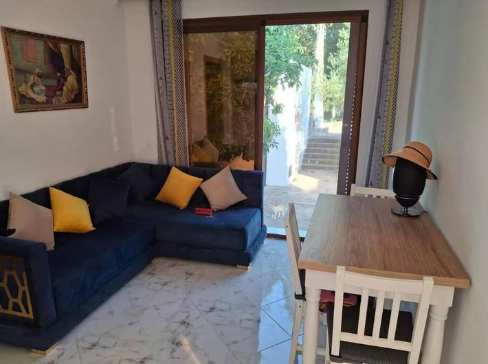 Maison de vacances pour 3 personnes, avec piscine ainsi que vue et jardin