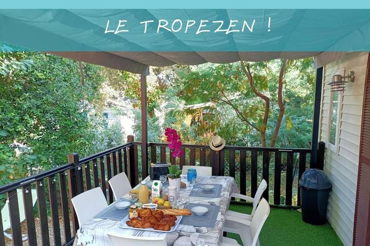 Camping pour 6 personnes, avec jardin ainsi que piscine et jacuzzi, adapté aux familles à Gassin - 2