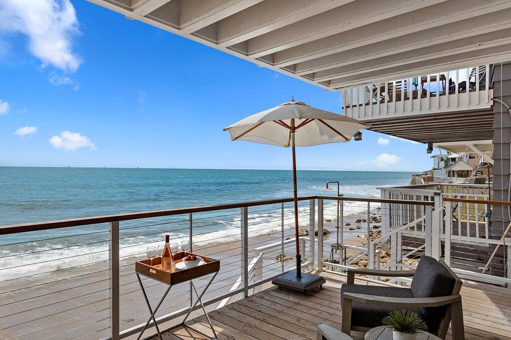 Chic and Blissful Beachfront Home Right on Miramar Beach! in Montecito, Santa Barbara County