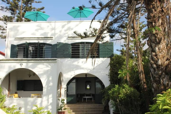 Villa pour 24 personnes, avec vue sur l’océan ainsi que vue et jardin, animaux acceptés au Maroc
