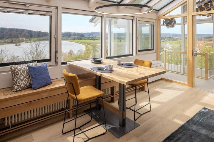 Ferienwohnung für 2 Personen, mit Terrasse und Garten sowie Sauna und Seeblick in Landkreis Günzburg - 2