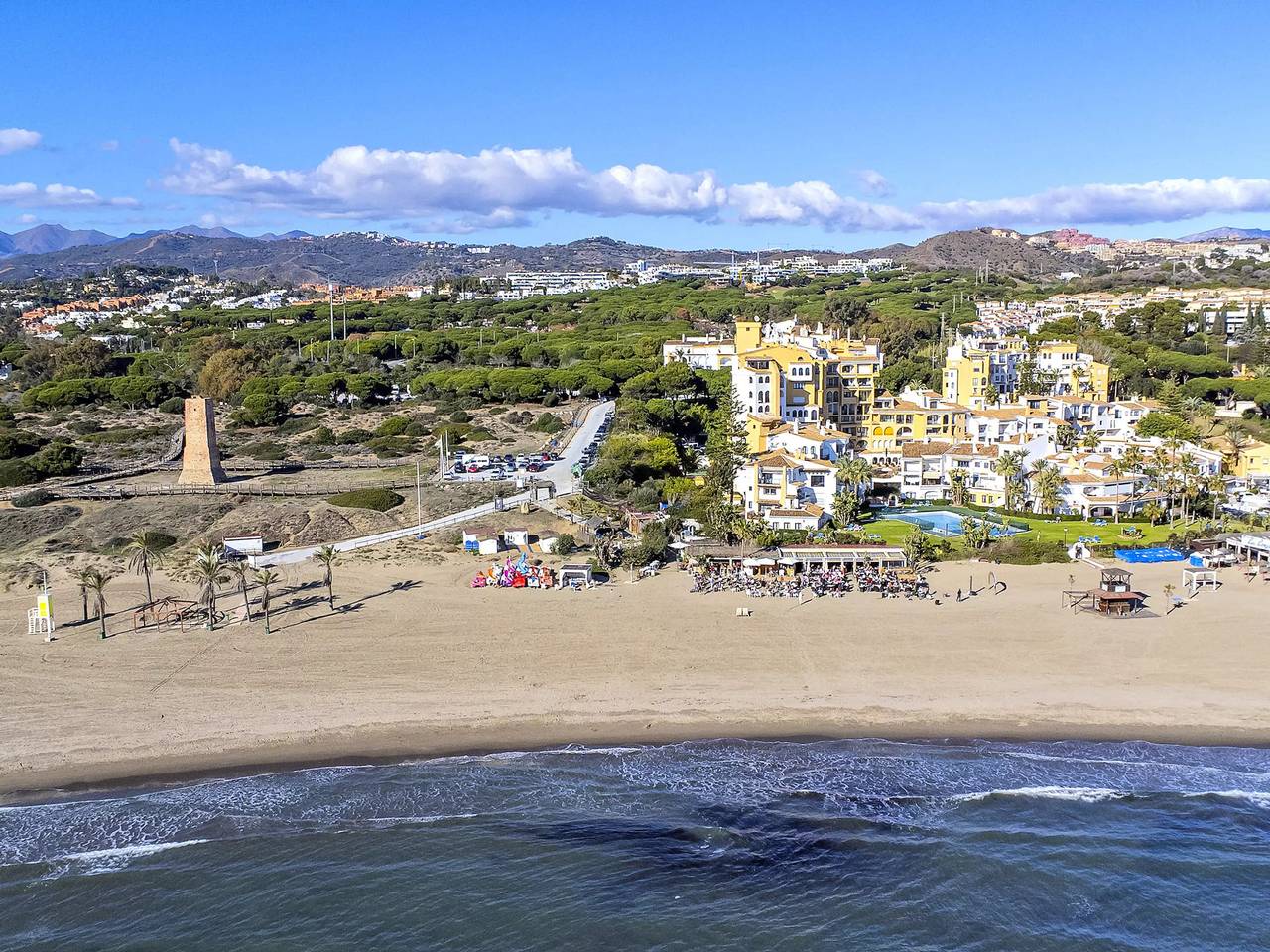 Geheel appartement, 3 kamers 5 personen in Playa Cabopino, Marbella