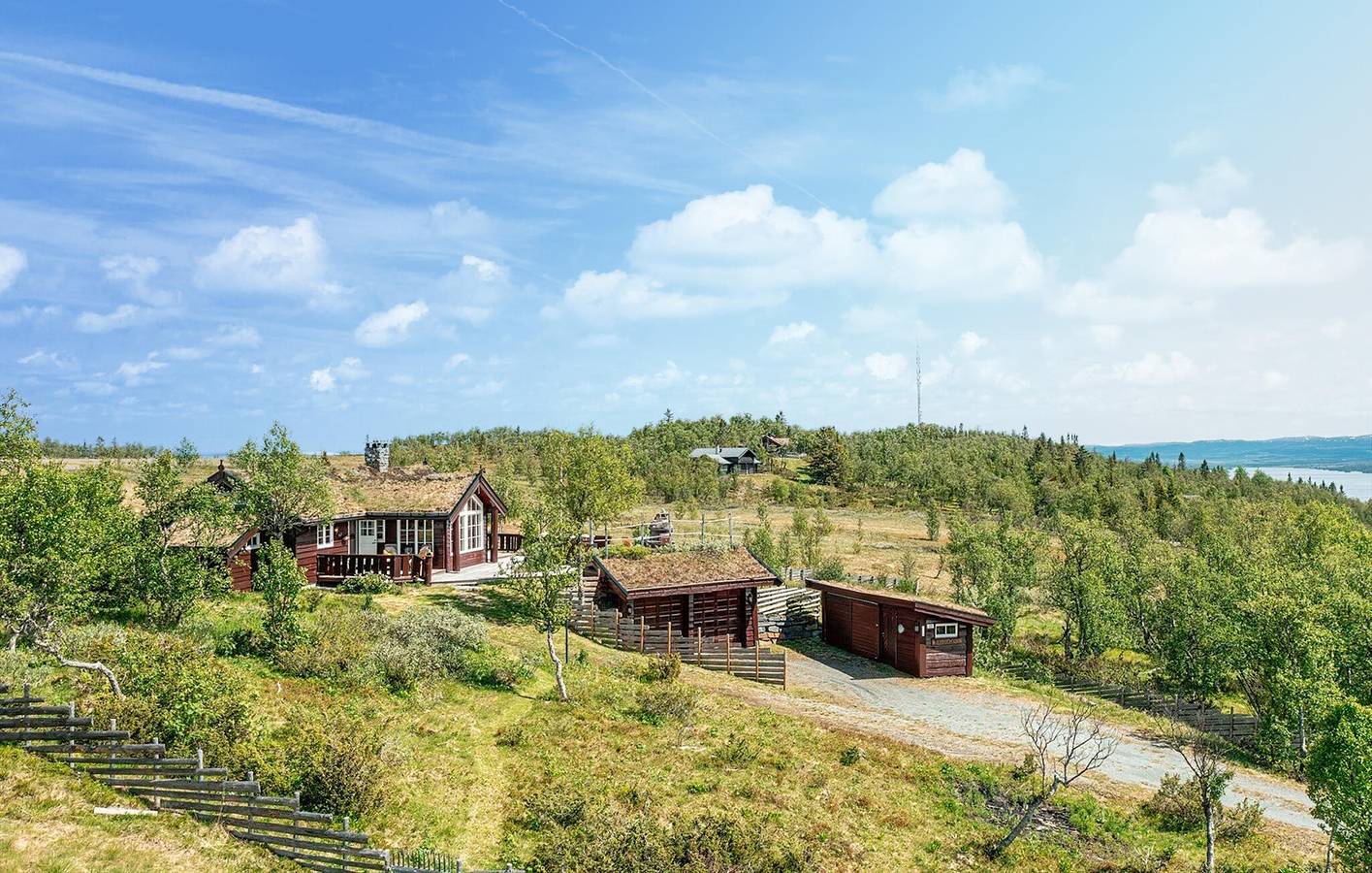 Feriehus for 8 personer med terrasse in Lykkja, Hemsedal