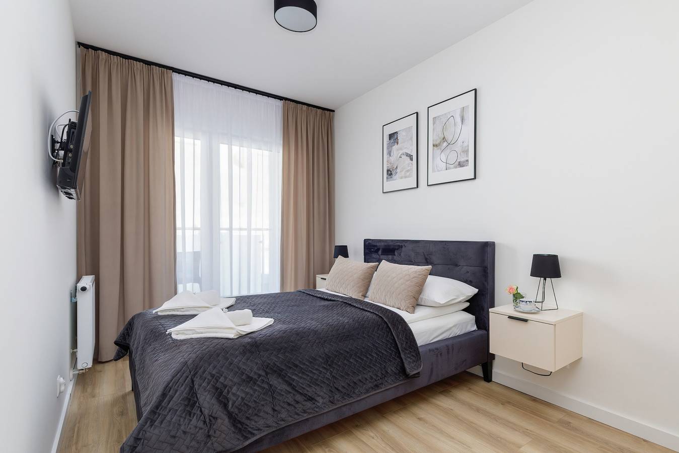 Cały apartament, Apartament wakacyjny dla 4 osób in Grzybowo, Morze Bałtyckie