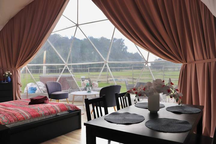 Camping pour 6 personnes, avec jacuzzi et jardin en Pologne