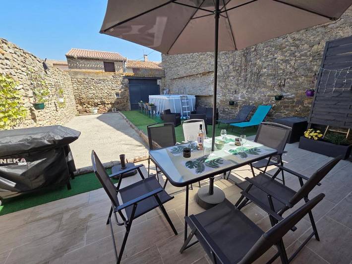Maison de vacances pour 6 personnes, avec Terrasse et Piscine