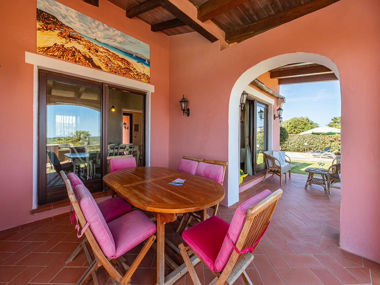 Villa con piscina privata e vista mare in Punta De Su Turrione, Stintino