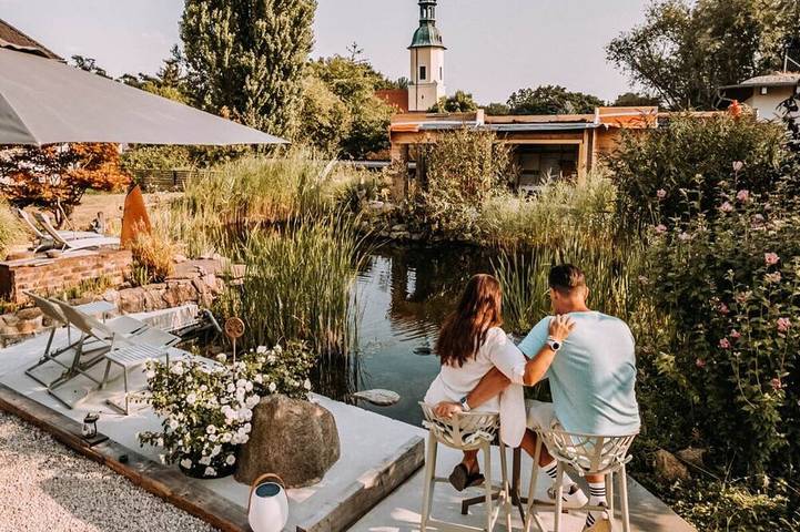 Ferienwohnung für 4 Personen, mit Garten und Balkon sowie Sauna - 1