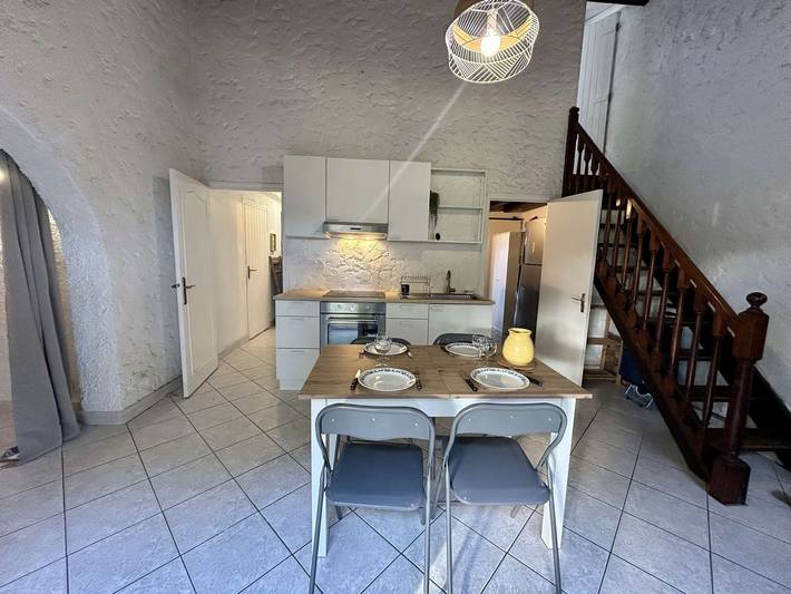 Ferienhaus mit 3 Zimmern, Terrasse und Parkplatz in Saint-Cyprien in Saint-Cyprien-Plage, Saint-Cyprien