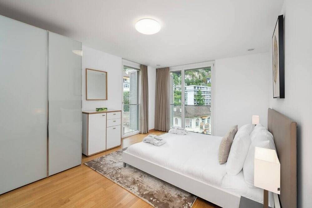 Entire apartment, Montreux Lake View Apartments & Spa Three-Bedroom B5.11 in Montreux, Lake Geneva