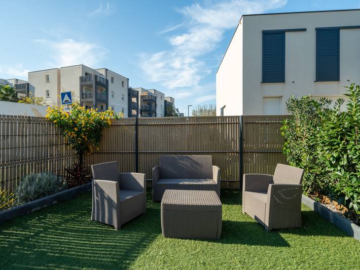 Location de vacances pour 8 personnes, avec jardin et terrasse à Sérignan - 4