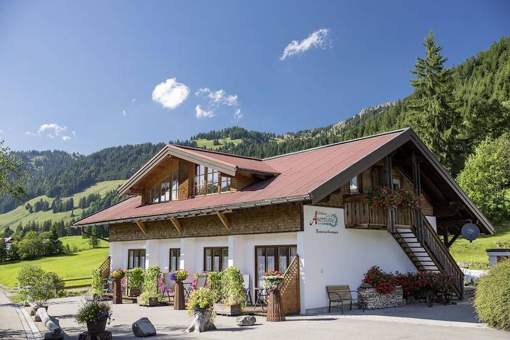 Ferienwohnung für 2 Personen, mit Balkon und Terrasse sowie Garten in den Allgäuer Alpen - 3