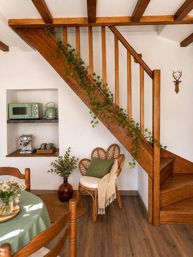 Appartement de vacances pour 3 personnes, avec Terrasse ainsi que Jardin et Vue