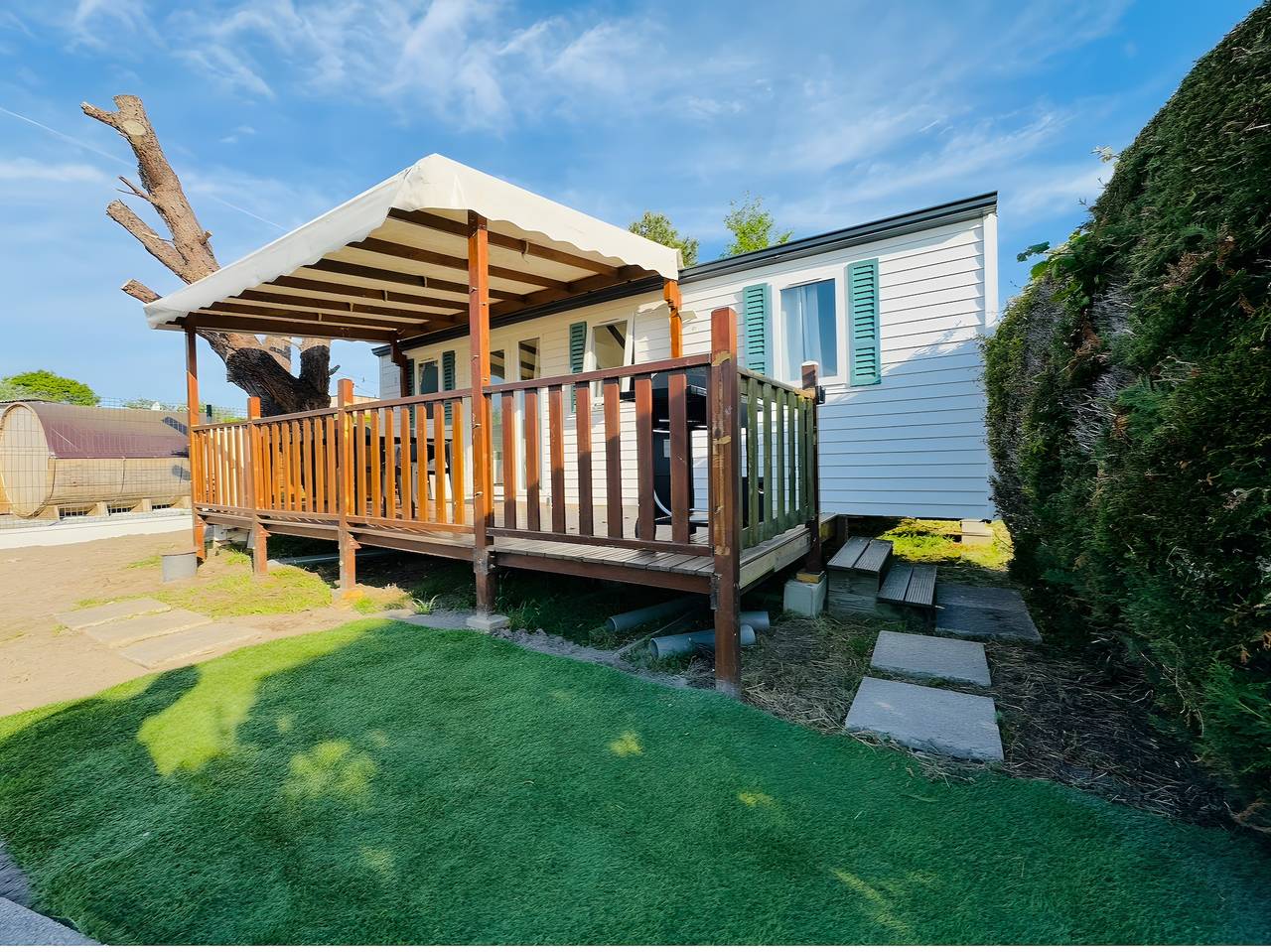 Bungalow "Près Plages Jacuzzy Privé" avec terrasse privée in Les Hospitaux (Erquy), Erquy