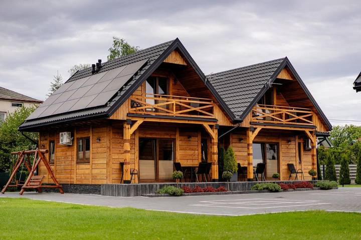 Dom wakacyjny dla 7 osób, z Balkon i Taras oraz Ogród i Widok w Krasnobród