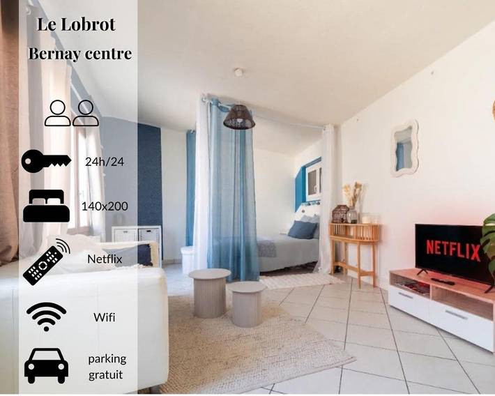 Apartamento de vacaciones para 2 personas, Se admiten mascotas - 1