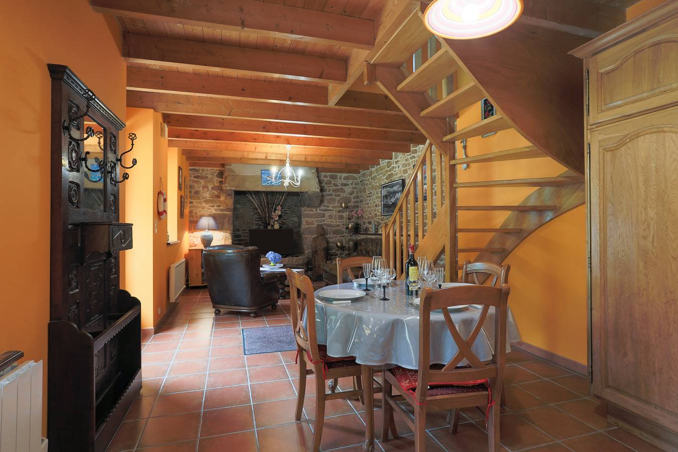 Ferienhaus 'Ty Nevez' mit privater Terrasse und privatem Garten in Lanvellec, Ceinture Dorée