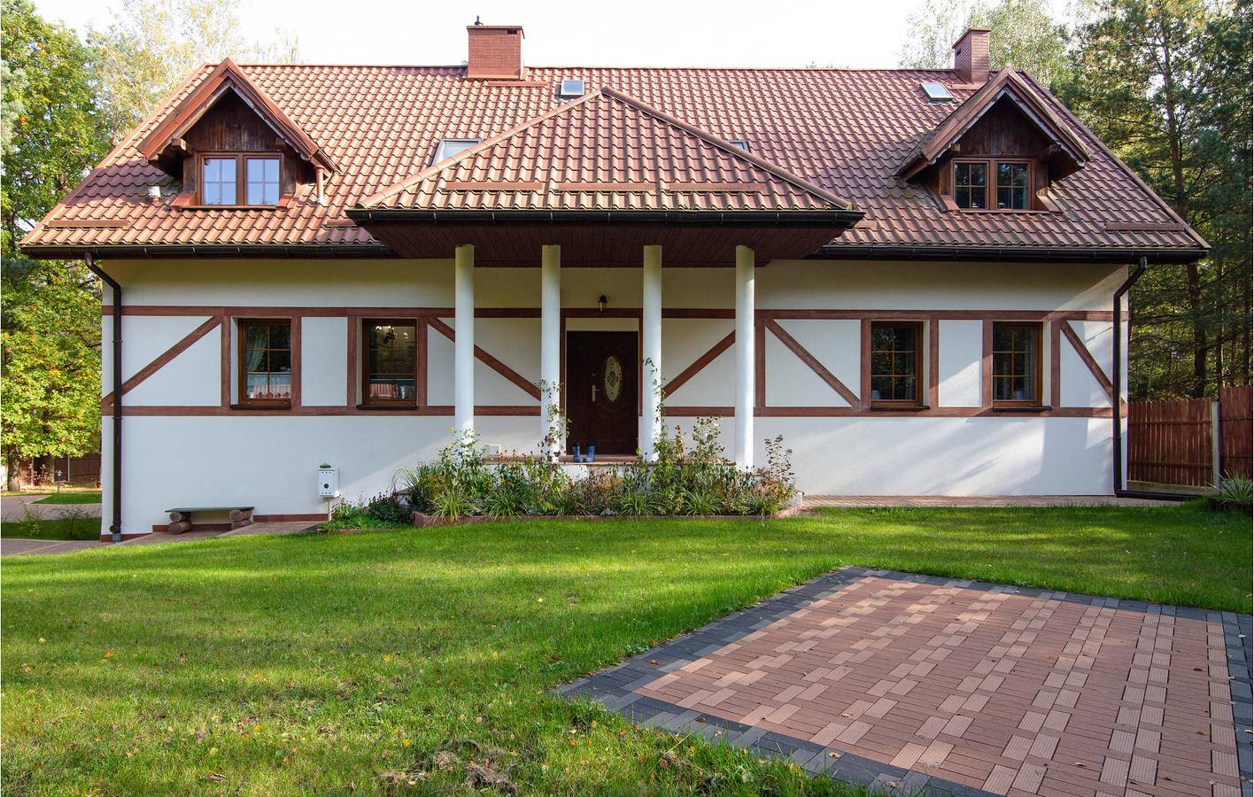 Ferienhaus für 10 Personen mit Ausblick in Masuren