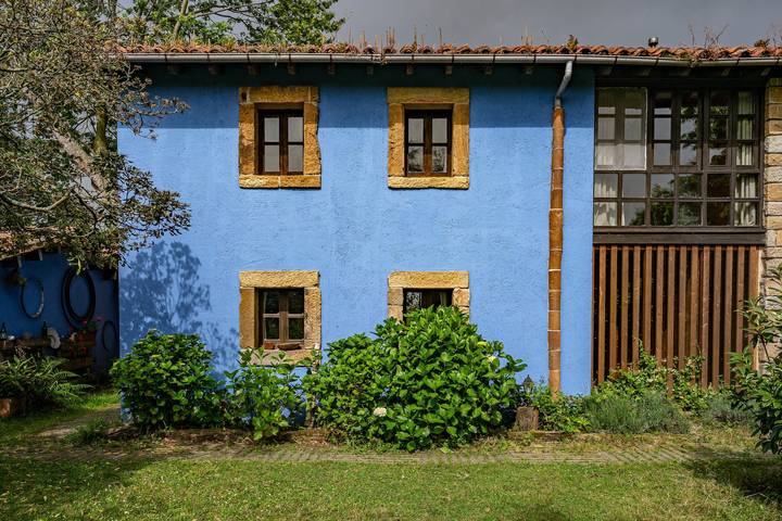 Estudio para 3 personas, con jardín en Asturias