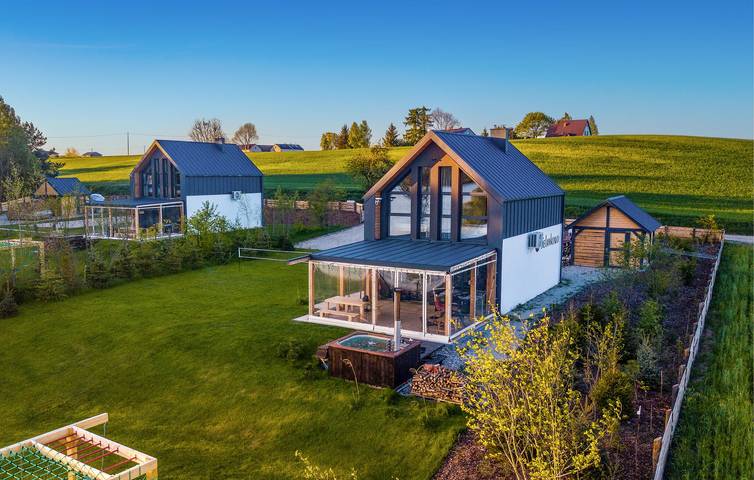 Ferienhaus für 8 Personen, mit Ausblick und Seeblick sowie Terrasse, mit Haustier - 1