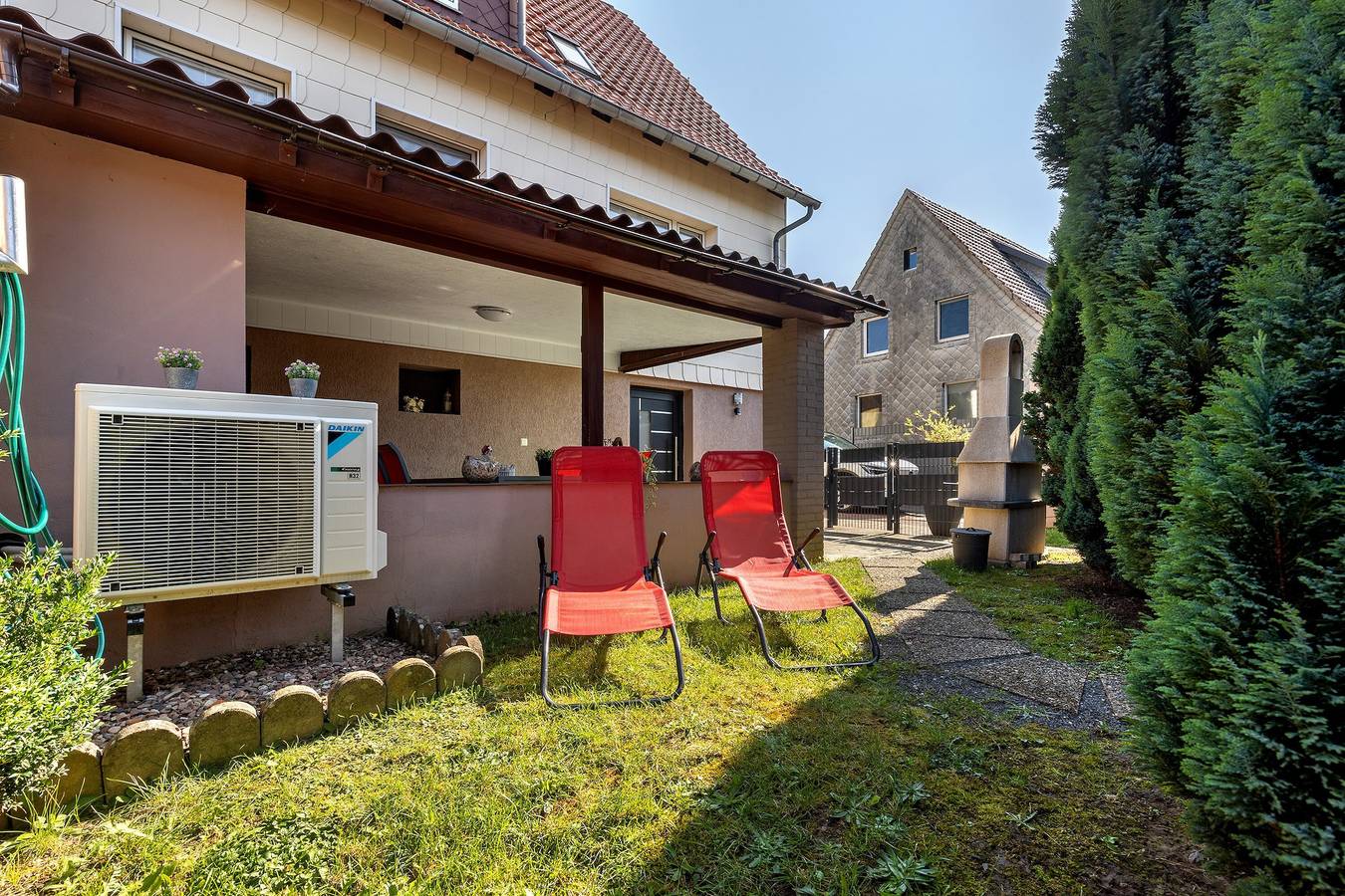 Ferienhaus 'Ferienhaus Bella Vita' mit Sauna, privater Terrasse und privatem Garten in Walkenried, Harzvorland