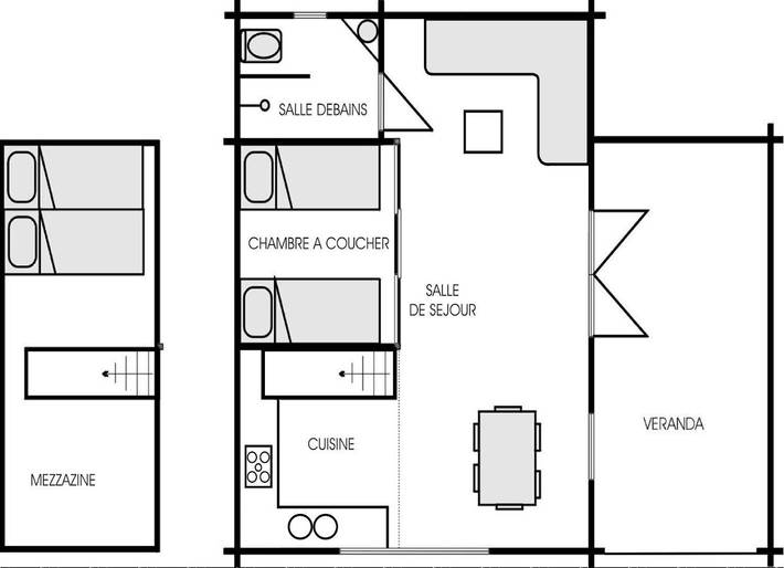 Gîte pour 5 personnes, avec terrasse et vue ainsi que jardin et piscine, animaux acceptés à Ascou - 4