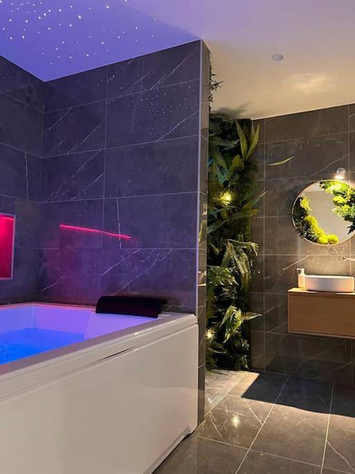 Appartement entier, Loving room cocooning avec jacuzzi « la terre » in Jujurieux, Nantua