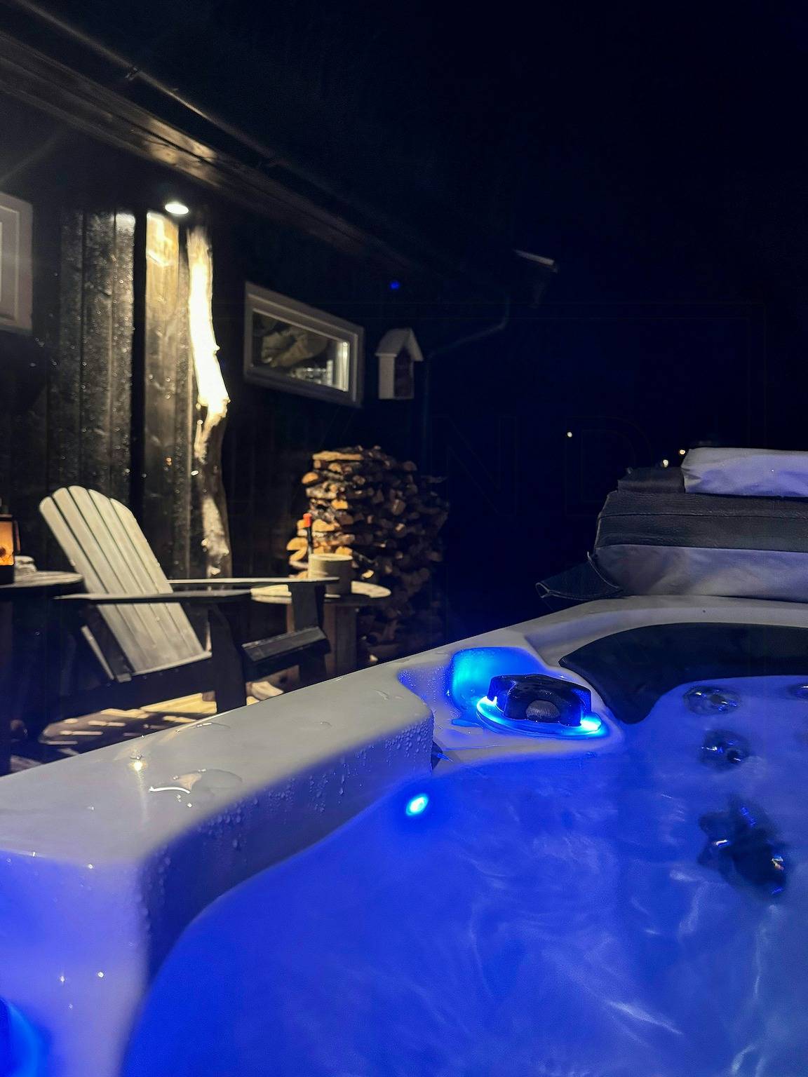 Blockhütte am Fuße des Hallingskarvet in Hol