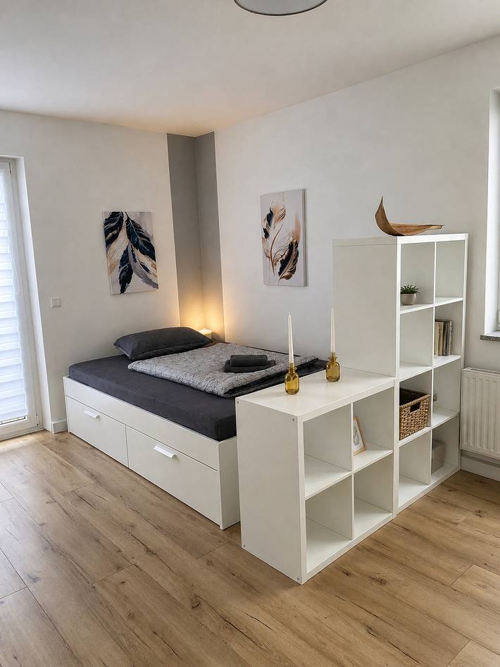 Gîte pour 6 personnes, avec balcon et balcon/terrasse à Friedrichshafen