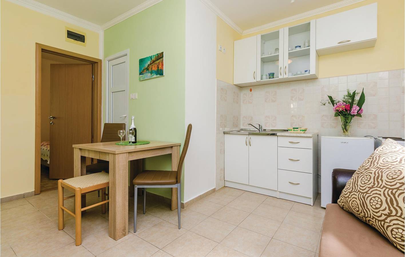 Casa de vacaciones para 2 personas con terraza in Baošići, Bay of Kotor
