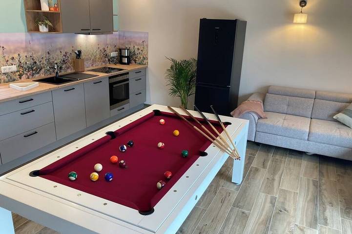 Ferienhaus für 4 Personen, mit Terrasse und Pool sowie Garten in Soltau