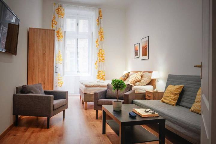 Vakantieappartement voor 7 personen, met tuin en uitzicht in Boedapest