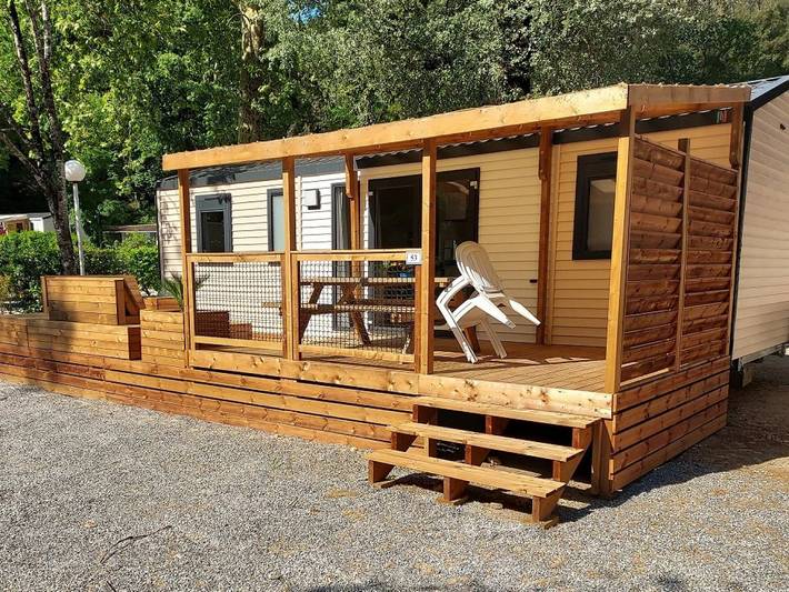 Mobil home pour 4 personnes, avec bassin pour enfant à La Colle-sur-Loup - 3