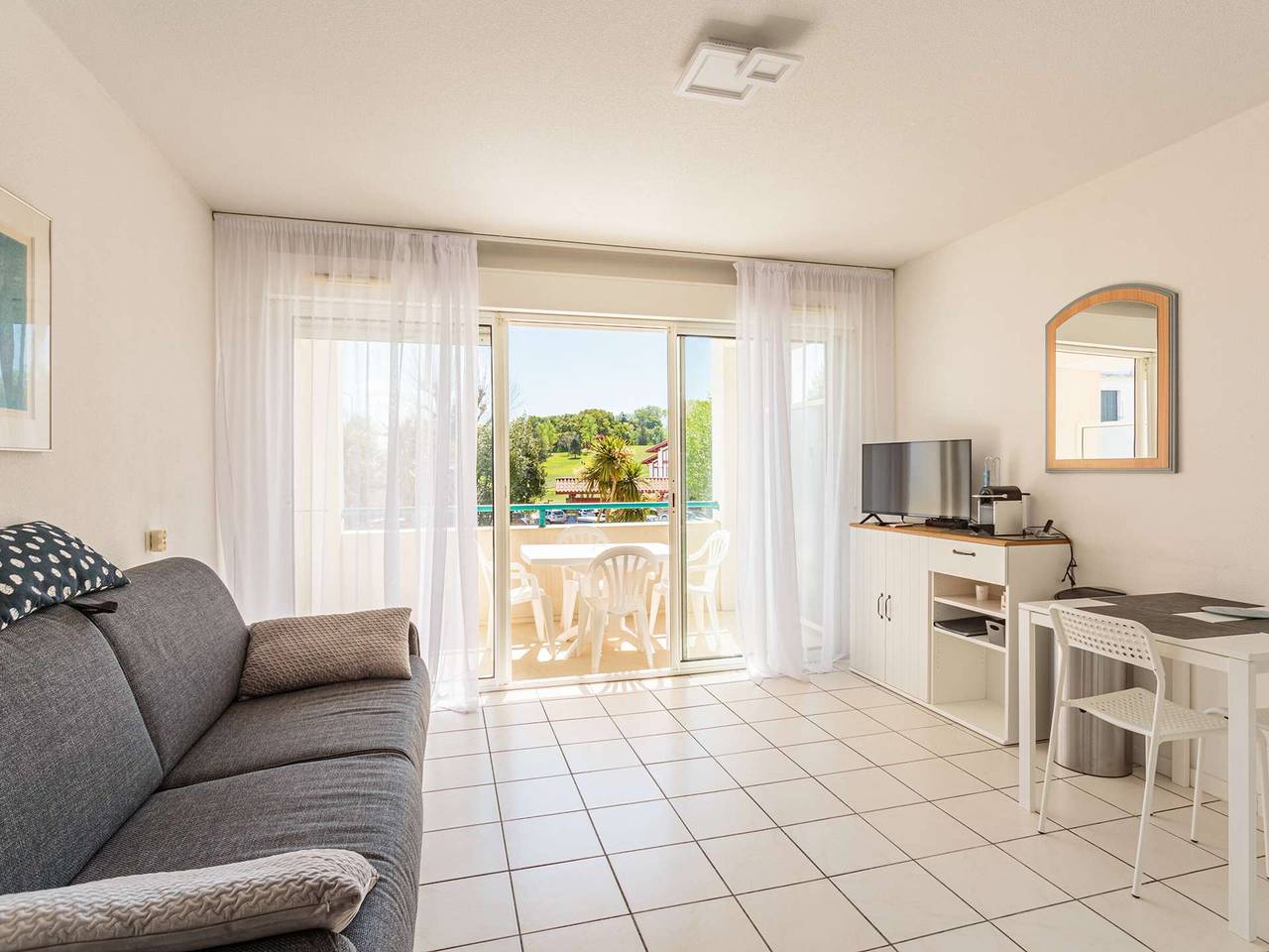 Estudio entero, Estudio frente al golf con terraza y aparcamiento in Ciboure, Region de Bayona