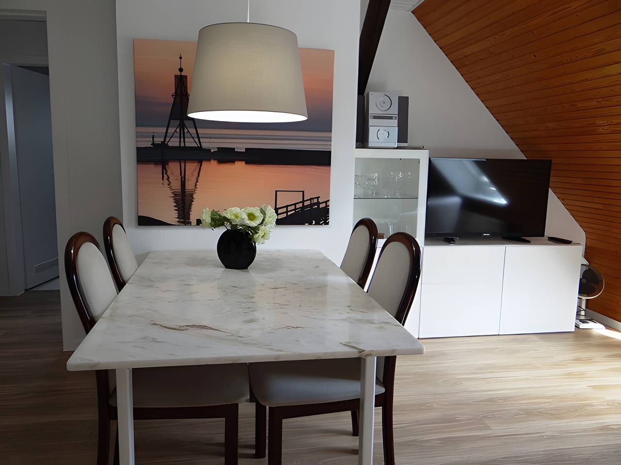 Ganze Wohnung, Ferienwohnung 'Ferienwohnung Rathjen' mit privater Terrasse, Gemeinschaftsgarten und Wlan in Sahlenburg, Cuxhaven