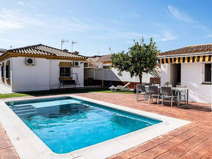 Casa rural para 6 personas, con jardín en Sancti Petri