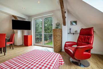 Ferienwohnung für 3 Personen, mit Seeblick in der Lüneburger Heide