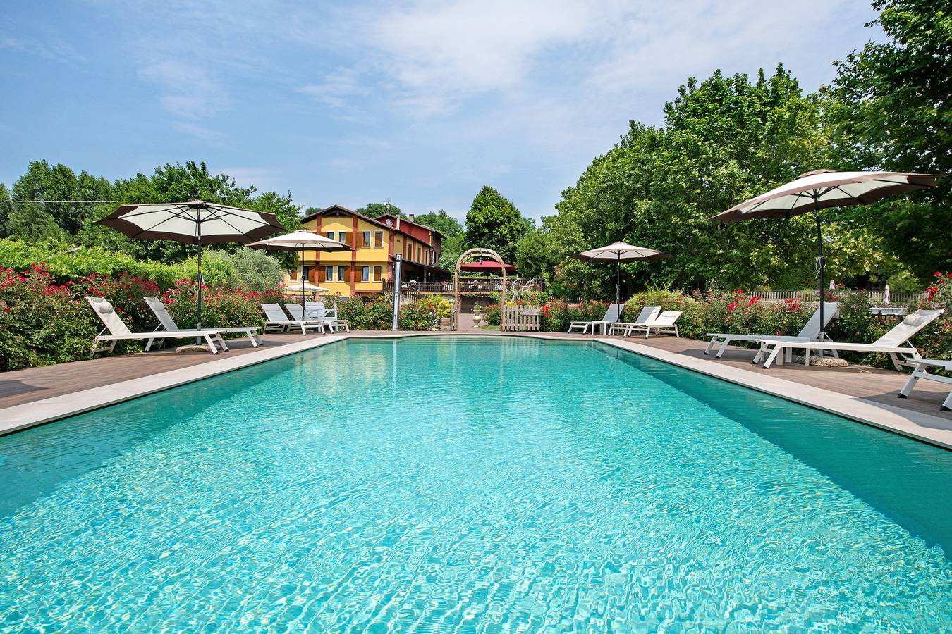 Ferienhaus 'Agriturismo Ca Persiane' mit privatem Pool, Wi-Fi und Klimaanlage in Cavaion Veronese, Gardasee-Berge