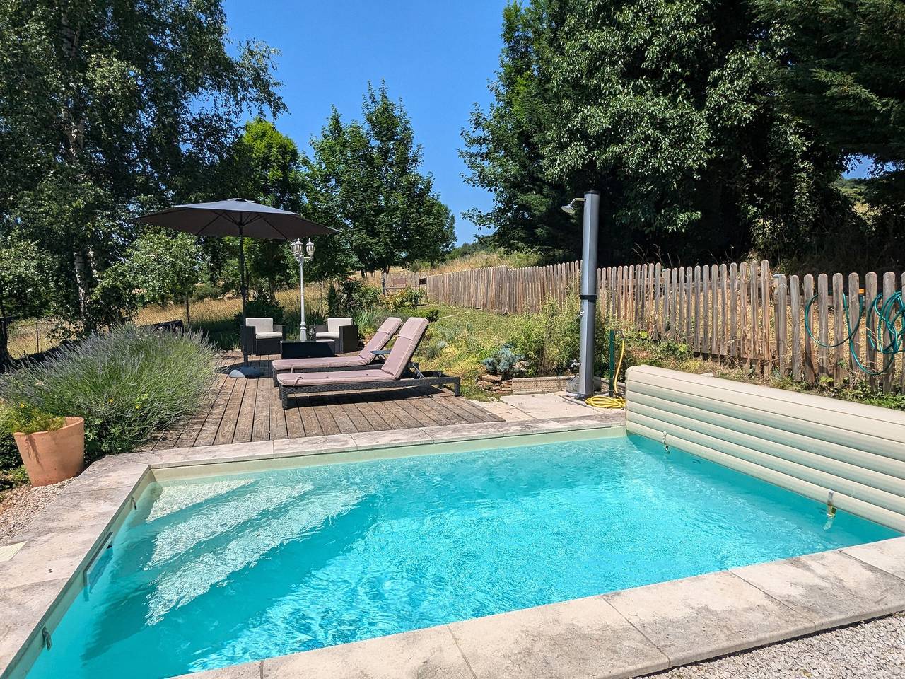 Abgelegenes Ferienhaus mit privatem Pool und Garten in Burgund in Curtil-Vergy, Dijon und Umgebung