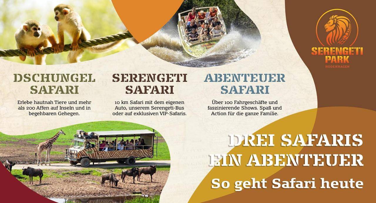 Serengeti Park Resort in Hodenhagen, Aller-Leine-Tal