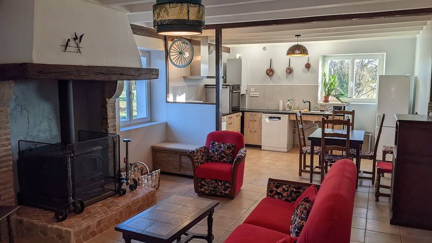 Gîte pour 6 personnes, avec jardin et vue - 1