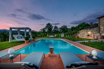 Cottage pour 6 personnes, avec jacuzzi ainsi que jardin et terrasse à Montecarlo (Toscane)