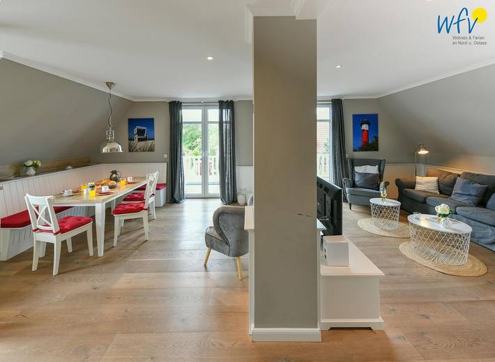 Ferienwohnung für 10 Personen, mit Balkon und Sauna auf Wangerooge - 3